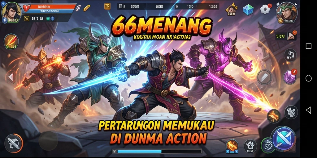 Tampilan gameplay seru dari 66MENANG dengan aksi penuh adrenalin.