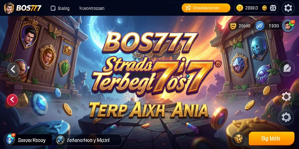Screenshot gameplay BOS777 menampilkan aksi strategi menegangkan.