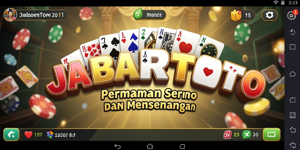 Tampilan gameplay seru dari JABARTOTO yang menampilkan pemain aktif.