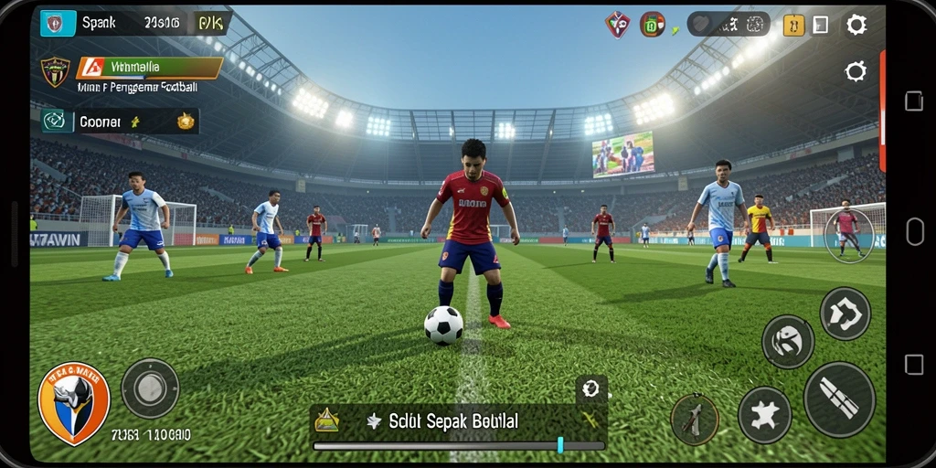 Tampilan gameplay KATAWIN yang menakjubkan dan realistis.