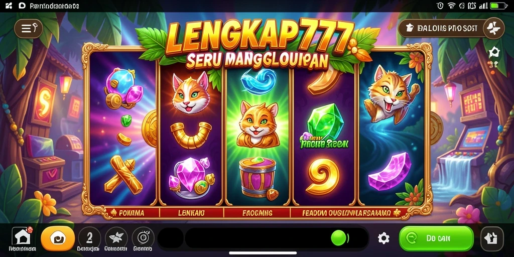 Tampilan gameplay LENGKAP777 yang menarik dan menghibur.