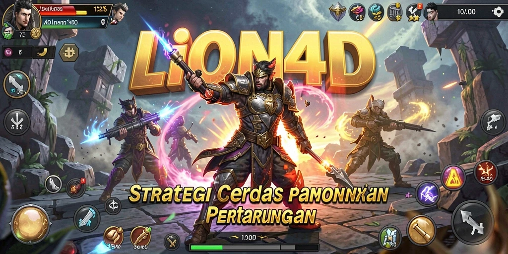 Screenshot gameplay LION4D yang menampilkan strategi dan taktik yang seru.