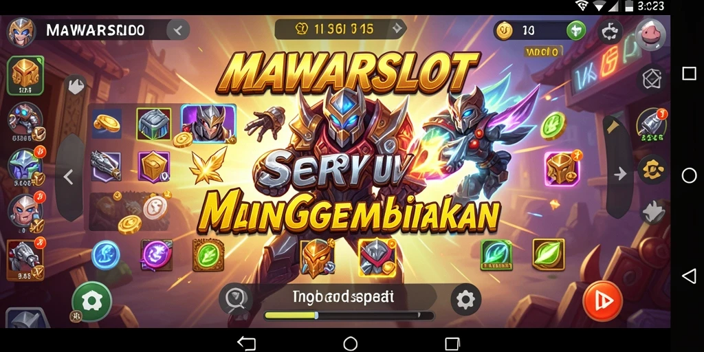 Tampilan gameplay seru dan mendebarkan dari MAWARSLOT.