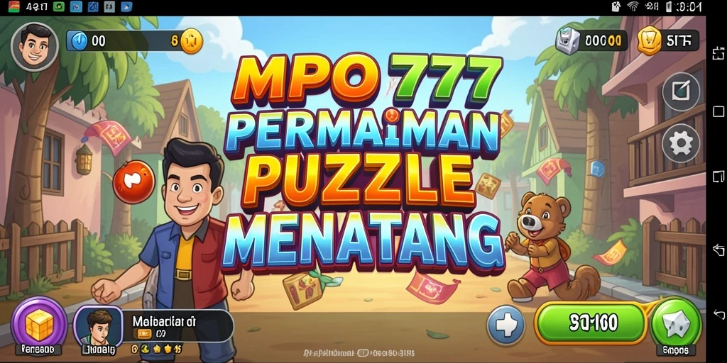 Tangkapan layar menunjukkan gameplay mendebarkan dalam MPO777 Puzzle.