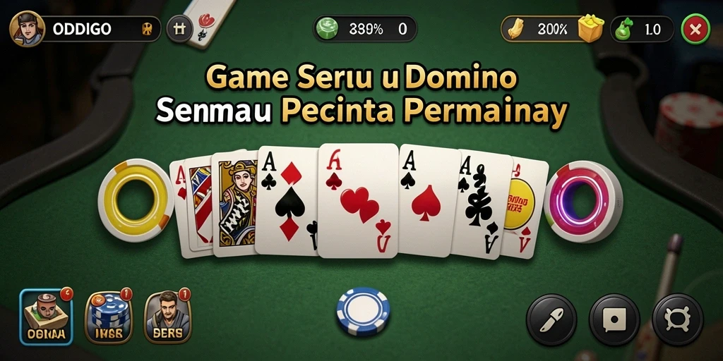 Tampilan gameplay seru ODDIGO dengan efek visual yang menarik.