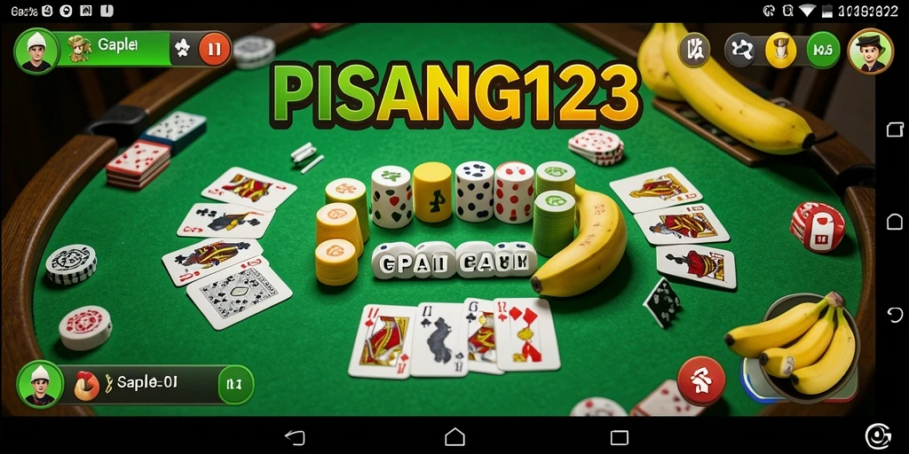 Tampilan gameplay PISANG123 yang seru dan interaktif.