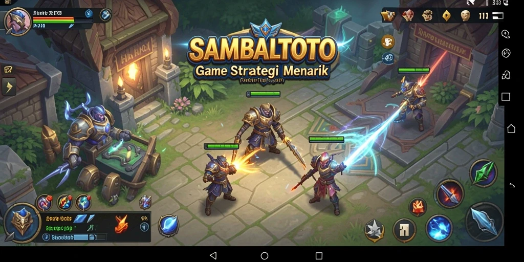 Tangkapan layar gameplay menegangkan dalam SAMBALTOTO