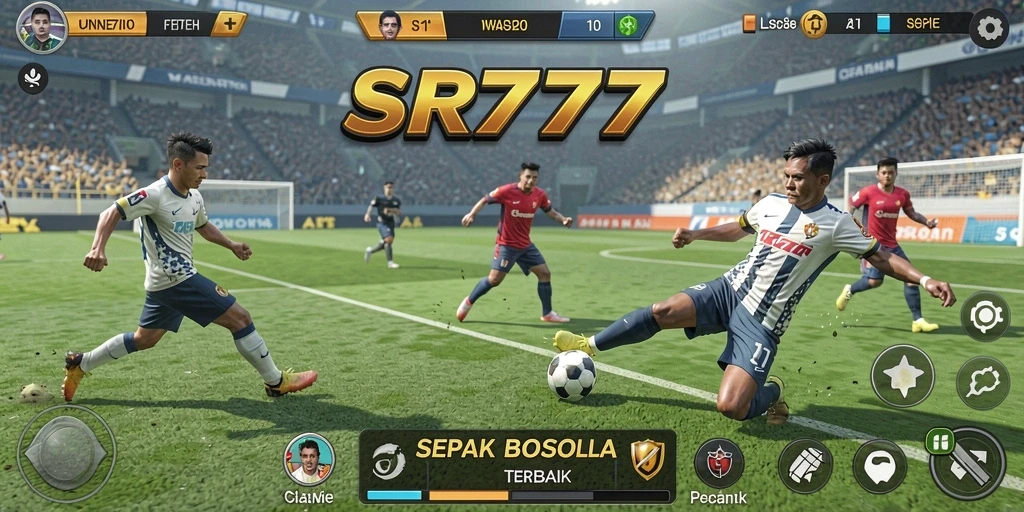 Tampilan gameplay menarik dari SR777 yang memperlihatkan aksi di lapangan.