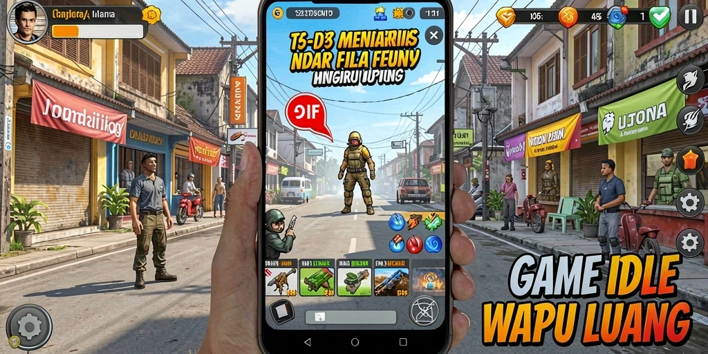 Tampilan gameplay T6 yang menampilkan kemajuan otomatis.