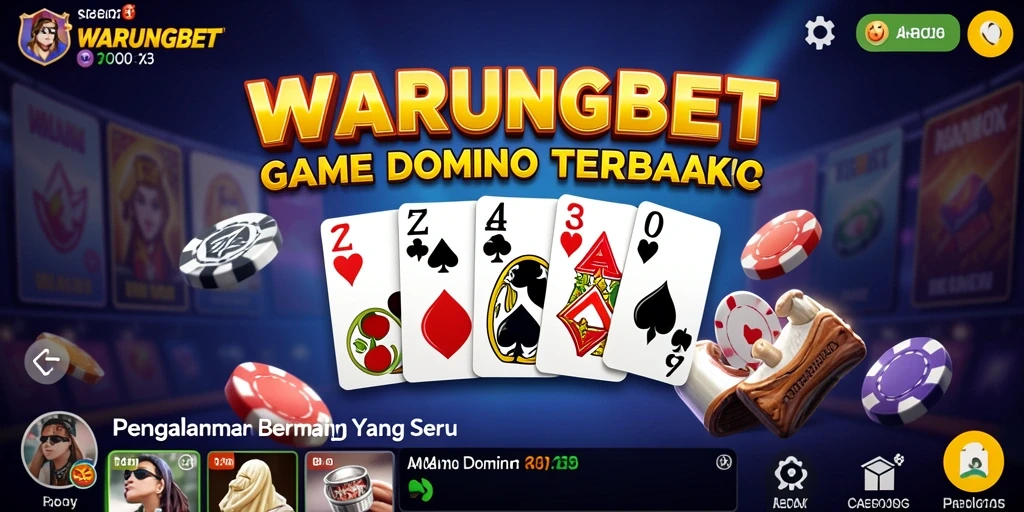Gameplay seru di WARUNGBET dengan berbagai mode permainan Domino.